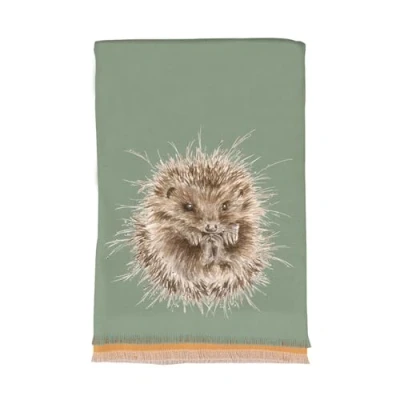 Image de Wrendale Designs Écharpe d&#039;hiver, Vert Hérisson, taille unique
