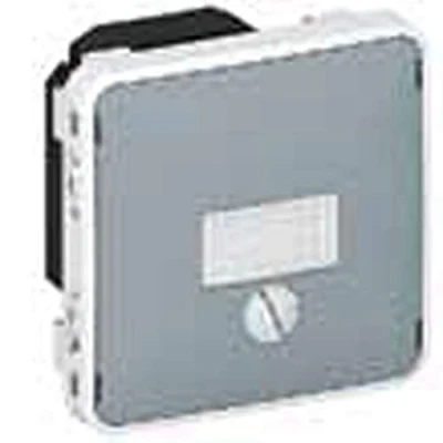 Image de Legrand 069504 Interrupteur Temporisé Lumineux Étanche Plexo Composable IP55, 230V, 50Hz ou 60Hz, Gris