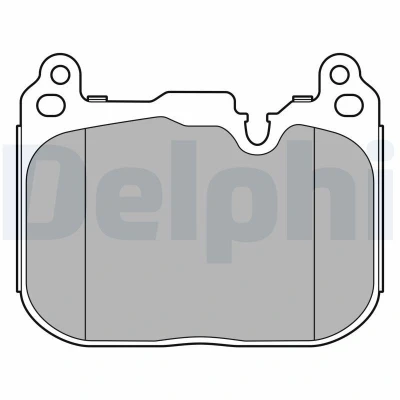 Image de DELPHI LP3597 Jeu de plaquettes frein non préparé pour indicateur d&#039;usure avec tôle anti bruit sans accessoires MINI: Clubman, 3/5 portes