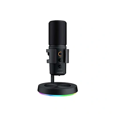Image de COUGAR GAMING MICRO SCREAMER X RGB USB modes omnidirectionnels Plug and play Réduction du bruit 3 microphones 4 Fonction mute Anti vibrations