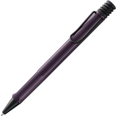 Image de Lamy safari violet blackberry Stylo à bille avec zone de préhension ergonomique et largeur trait M pour une écriture longue agréable en plastique ASA robuste mine 16 noir