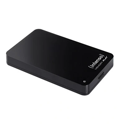 Image de Intenso Memory Play 6021480 Disque Dur Externe Portable 2 to, 2,5&quot;, 5400 TR/Min, Cache 8 Mo, USB 3 avec Support TV, Noir