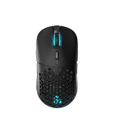 Image de Newskill Arakne Elite Souris de gaming sans fil professionnelle RGB 16 000 dpi Design ambidextre, boutons latéraux et couvercle supérieur modulaire, noir