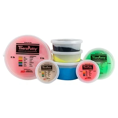 Image de CanDo TheraPutty Pâte à malaxer 85 g jaune (super souple)