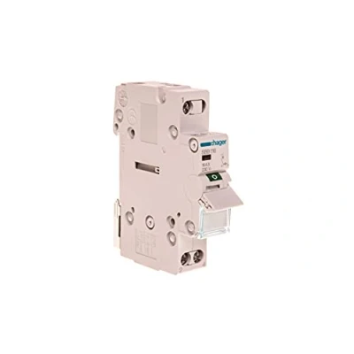Image de interrupteur modulaire 1 pôle 16a a voyant hager sbb116