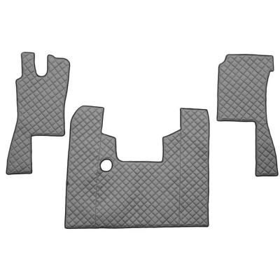 Image de F CORE FL18 GRAY Ensemble de tapis sol Similicuir avant 3 gris