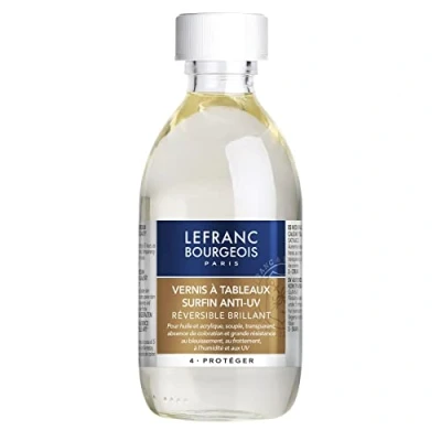 Image de Lefranc Bourgeois Additif Vernis Brillant à Tableau Vibert Flacon 250ml