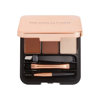 Image de Makeup Revolution BROW Sculpt KIT Set de maquillage, Femme, Taille: One Size, Medium