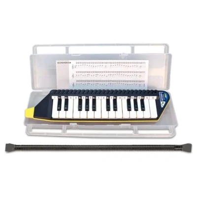 Image de Piano à bouche Bontempi 25 touches 41 cm Couleur noire Pour enfants partir de 3 ans