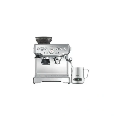 Image de Sage The Barista Express Machine à Café Grain avec Mousseur Lait Manuel Acier Inoxydable Brossé