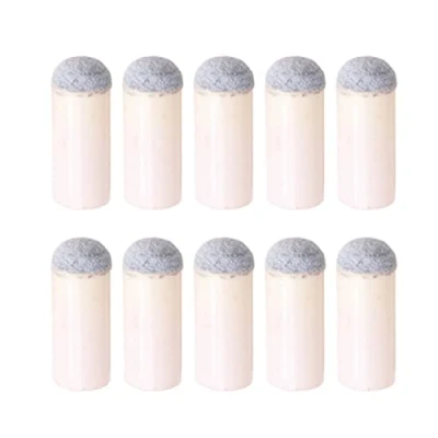 Image de WOEIFGV Lot de 10 embouts rechange pour queue billard Sans colle ni outils 10/11/13 mm