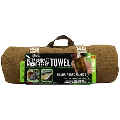 Image de McNett Tactical Gear Aid Serviette Ultra compacte en Micro éponge, Grande Taille 30 po x 50 po, Mixte, 69025, Moka, Grand