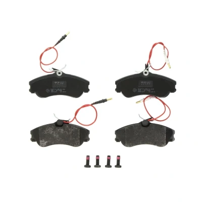 Image de TRW COTEC GDB1260 Jeu de plaquettes frein contact signal d&#039;usure inclus avec vis d&#039;étrier accessoires PEUGEOT: 306 3/5 portes