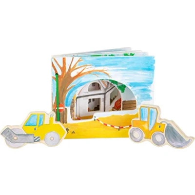 Image de Small foot Carnet de photos interactif en bois, REGT l&#039;imagination sur jouets, multicolore 12039 version allemande