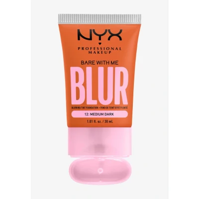 Image de Nyx Professional Makeup BARE WITH ME BLUR TINT Fond de teint, Femme, Taille: 30 g, Medium dark