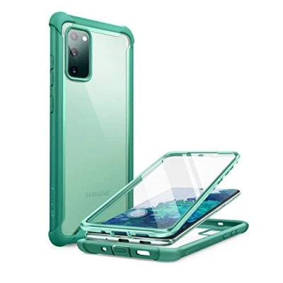 Image de i Blason Ares Series Coque Antichoc Double Couche avec Protecteur d&#039;écran intégré pour Samsung Galaxy S20 FE 5G (Version 2020), Vert Menthe