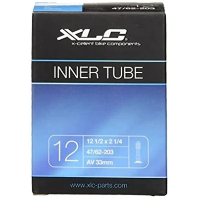 Image de XLC 2508120200 Chambre à air valve Schrader Noir AV 33 mm