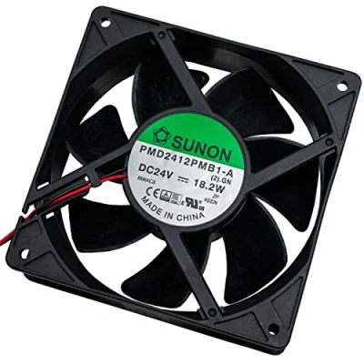 Image de Sunon Ventilateur 120 x 38 mm PMD2412PMB1A DC 24 V 4200 TR/Min 54 dBA Roulement à Billes