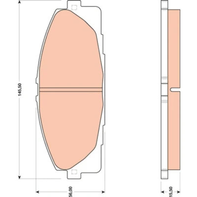Image de TRW GDB3485 Jeu de plaquettes frein non préparé pour indicateur d&#039;usure TOYOTA: HIACE 4 Bus, Kasten, / COMMUTER