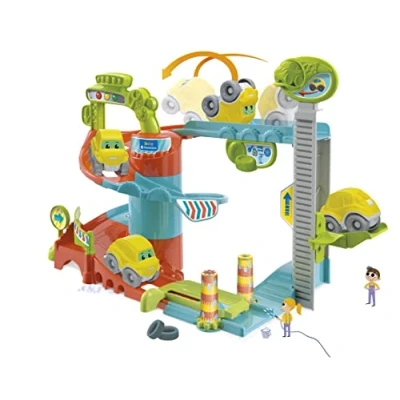 Image de Clementoni Fun Garage Baby Track Set de Jeu, 17404, Multicolore