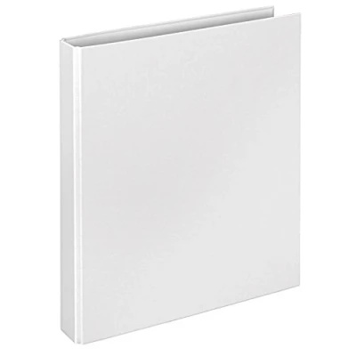 Image de VELOFLEX 1141090 classeur à anneaux Basic, DIN A4, 1 unité, blanc, hauteur de remplissage 25 mm, avec mécanisme 2