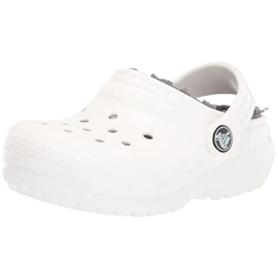 Image de Crocs Classic Lined Clog K Sabot, White/Grey, 43 EU