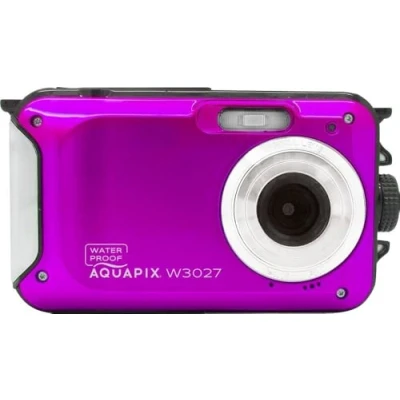 Image de Aquapix W3027 Wave Caméra sous Marine étanche jusqu&#039;à 3 m, écran 2,7&quot;, résolution 30 MP, Zoom numérique 4X, capteur 5 Rose