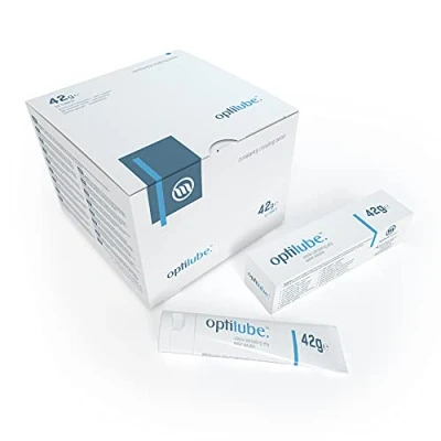 Image de Tubes Optilube (x12) Gelée Lubrifiante Stérile en de 5g, 42g, 82g, And 113g, Soluble à L&#039;eau avec Capuchon Basculant Facile Utiliser (Tube 42g Carton 12)