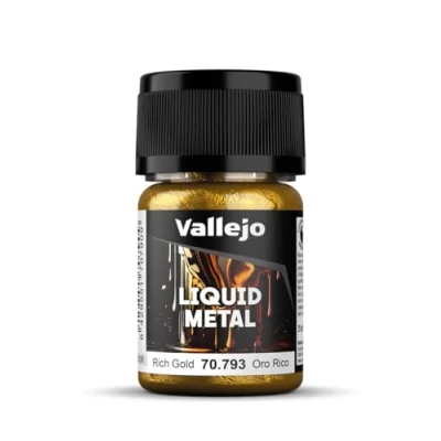 Image de Vallejo AV Model Color Rich Gold (Métaux 35 ml) L&#039;emballage peut varier