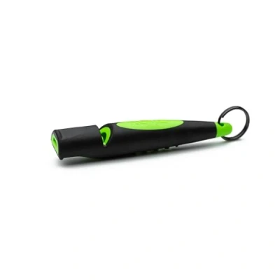Image de ACME Sifflet pour chien n 211,5 (mise à jour 2023) Alpha Version améliorée Idéal le rappel Grande portée Nouvelle prise Fréquence standardisée (noir/vert DG Green)