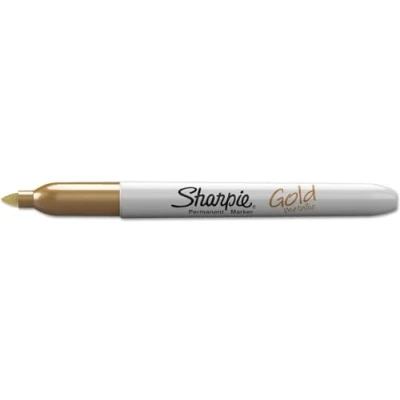 Image de Sharpie Marqueur permanent métallique à pointe fine doré 1 Unité