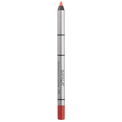 Image de Impala Rouge à Lèvres Crémeux Waterproof Couleur 218 Corail Crayon Permanent Résistant l&#039;Eau Longue Durée