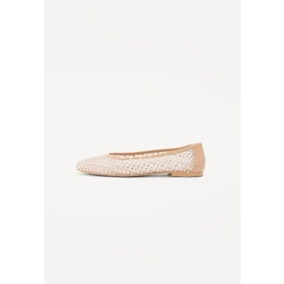 Image de Steve Madden Auden Ballerines, Femme, Taille: 36, Tan Imitation cuir/textile