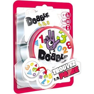 Image de Zygomatic Dobble : 1,2,3 Jeu de société À partir 3 ans 1 à 5 joueurs 10 minutes