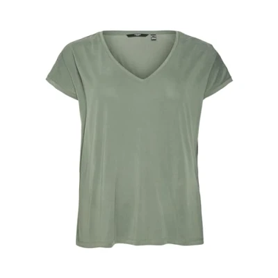 Image de Vero Moda Curve Vmfilli V NECK TEE Tshirt basique, Femme, Taille: 48/50, Laurel wreath