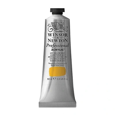 Image de Winsor &amp; Newton Professional Acrylique Tube 60ml 039 Jaune foncé azo