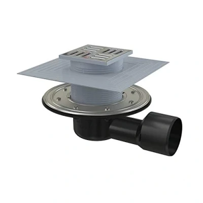Image de Siphon de Sol Horizontal en Acier Inoxydable DN 50