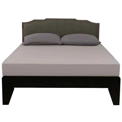 Image de Lirex Drap Housse, 200 x cm 100% Coton 300 Fils/cm² Housse Doux et Respirant, Gris