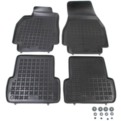 Image de REZAW PLAST 201901 Ensemble de tapis sol Caoutchouc avant et arrière 4 noir Sur mesure RENAULT: MEGANE 2, 2 Kombi, Stufenheck