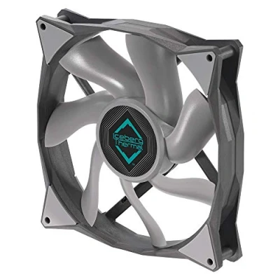 Image de Iceberg Thermal IceGALE Xtra 140 mm PWM Ventilateur de boîtier haute performance Gris