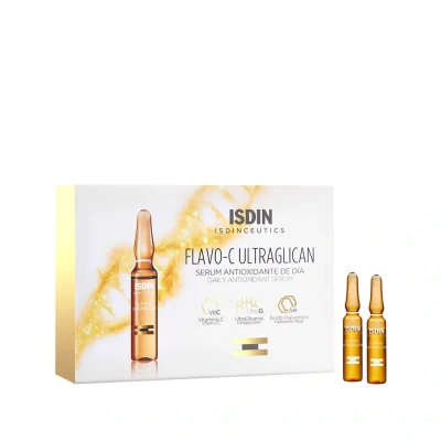 Image de ISDIN Isdinceutics Flavo C Ultraglican Antioxidant Day Serum (30 flacons) Aide à protéger la peau des dommages causés par les radicaux libres