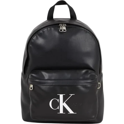 Image de Calvin Klein Jeans Monogram SOFT Campus Unisex Sac à dos, Taille: One Size, Black