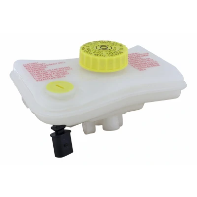 Image de VAICO V10 7380 Vase d&#039;expansion, liquide de frein avec capteur, couvercle AUDI: A4 B7 Berline, B6 A6 C5 Berline