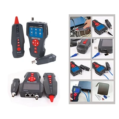 Image de KALEA INFORMATIQUE Testeur Professionnel pour câble réseau RJ45 RJ11 USB BNC. : Mesure, cartographie, repèrage, Test PoE et PING. Enregistrement des Tests