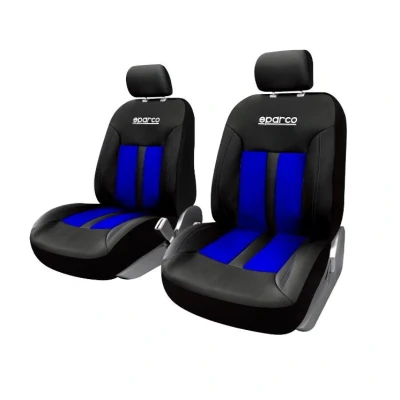 Image de SPARCO SPC1018AZ Couverture de siège noir, Bleu avant