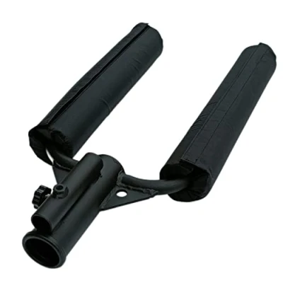 Image de ANUOMY Barbell T Bar Row Landmine Accessoire la poignée d&#039;haltérophilie s&#039;adapte à Presse Squat Standard Push Deadlifts Double poignées Shoulder Press Back and Core Muscles Attachment Noir