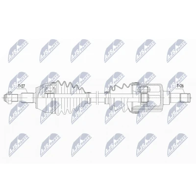Image de Essieu moteur NTY NPW FR 151