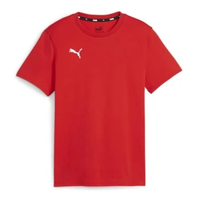 Image de puma Mixte Teamgoal Casuals Jr Tee, Red White, 140 EU