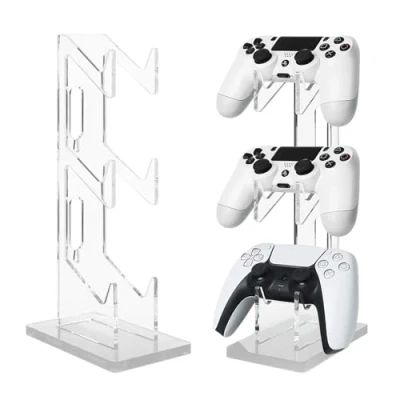 Image de Nizirioo Support Pour manette de jeu 3 couches Multifonction En acrylique Xbox One, Switch, PS4, PS5