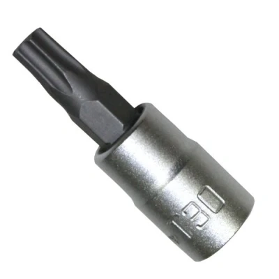 Image de Aerzetix Embout de vissage Torx T30 Douille carré 1/4 C2168